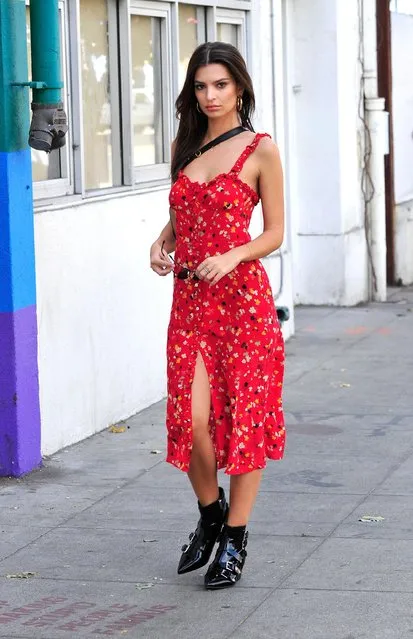 Emilly Ratajkowski out and about, Los Angeles, USA on November 6, 2017. (Photo by Startraks Photo/Rex Features/Shutterstock)