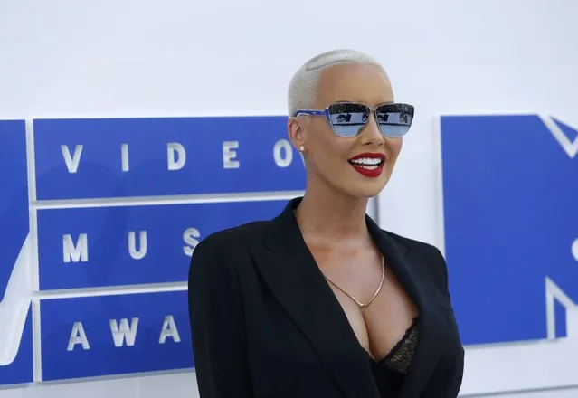 Amber Rose arrives at the 2016 MTV Video Music Awards in New York, U.S., August 28, 2016. (Photo by Eduardo Munoz/Reuters)