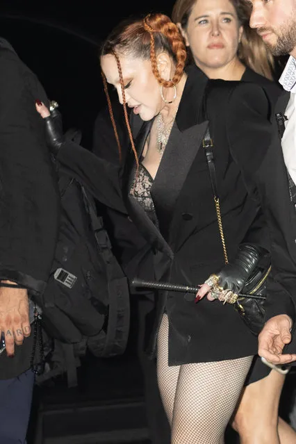Expanded Set and Details of Madonna at Saint Laurent YSL “Madonna” Book Event in South Beach During Art Basel Week on December 2, 2022. (Photo by Tim Regas/Splash News and Pictures)