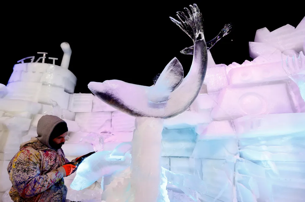 Ice Sculpture this Week