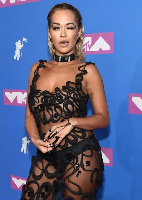 Rita Ora attends the 2018 MTV Video Music Awards at Radio City Music Hall on August 20, 2018 in New York City. (Photo by Mike Coppola/Getty Images for MTV)