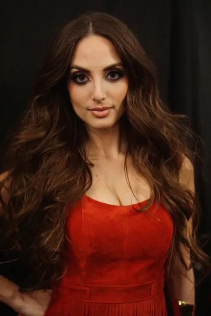 Alexa Ray Joe attends the Go Red For Women Red Dress Collection 2015 presented by Macy's fashion show during Mercedes-Benz Fashion Week Fall 2015 at Lincoln Center on February 12, 2015 in New York City. (Photo by Mike Coppola/Getty Images for Go Red)