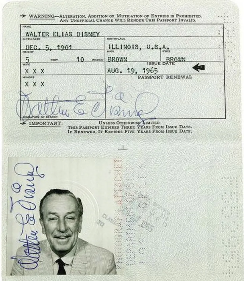 Passport Photos of Iconic Figures in History