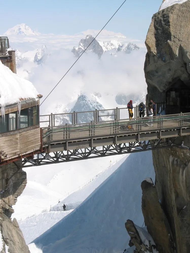 Aiguille du Midi in the French Alps