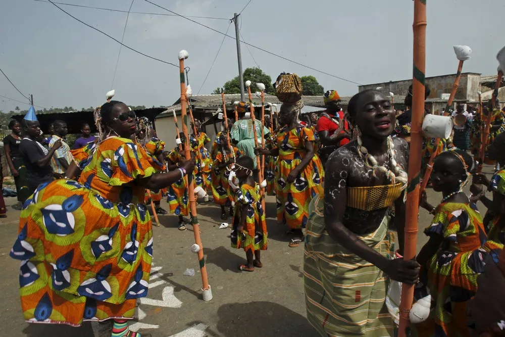 Popo Carnival of Bonoua in Cote d'Ivoire