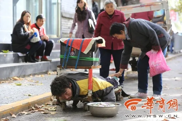 Fake Сrippled In China