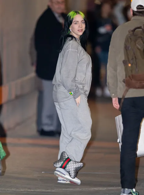 Billie Eilish is seen at “Jimmy Kimmel Live” on November 21, 2019 in Los Angeles, California. (Photo by RB/Bauer-Griffin/GC Images)