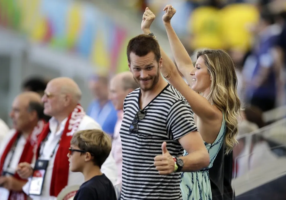 Celebrities at the World Cup 2014 Final