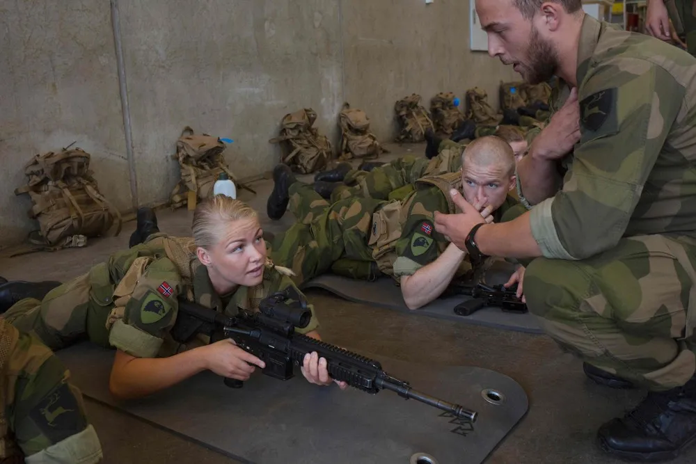 First Female Recruits of Norway's Army