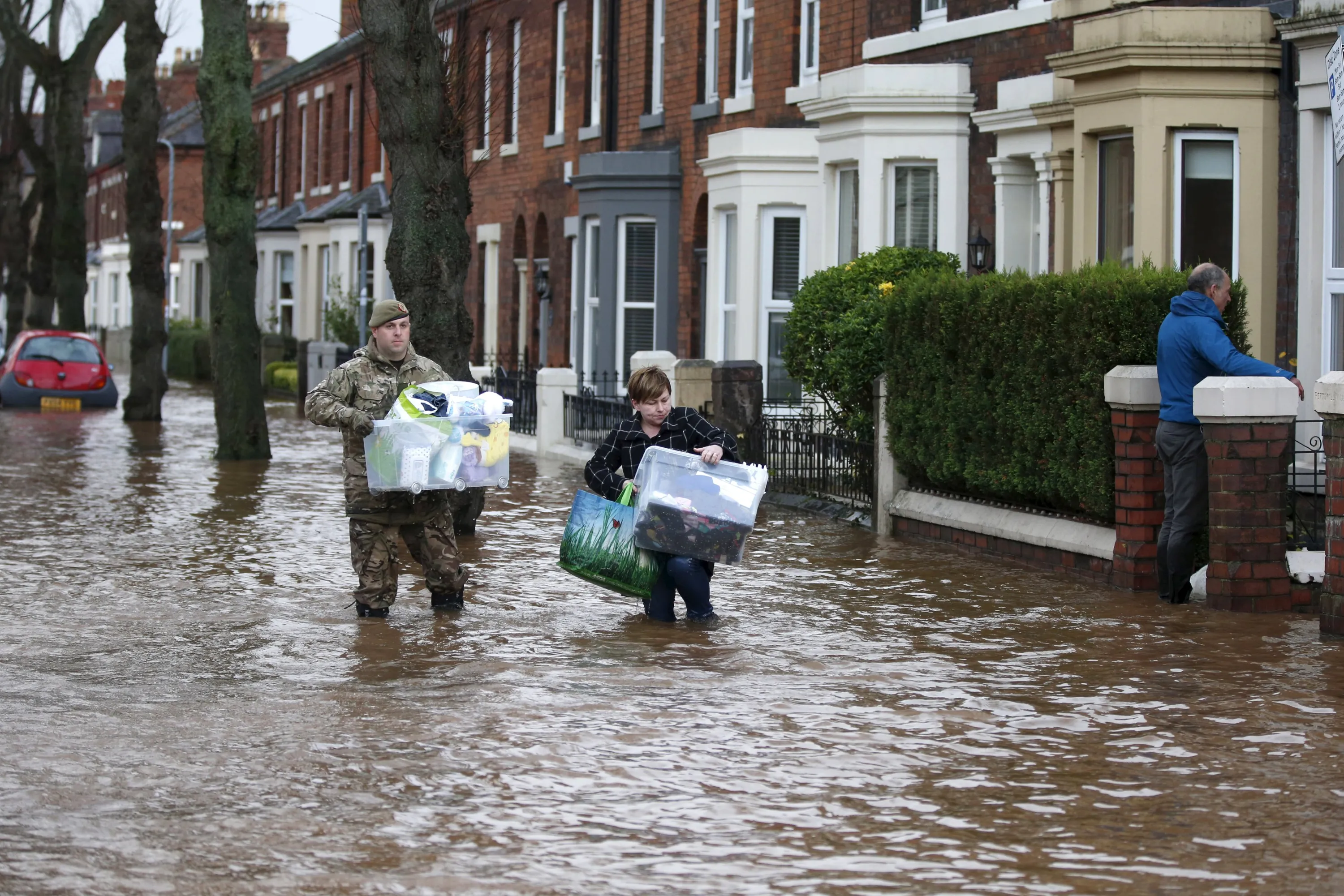Widespread Flooding in Britain.