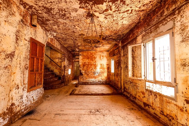 An interior view of a flood-affected house in the municipality of Utiel, province of Valencia, eastern Spain, 19 November 2024. Search and cleaning operations continue after floods in Valencia and neighboring provinces, triggered by the DANA (high-altitude isolated depression) weather phenomenon, hit the east of the country on 29 October 2024, causing at least 227 fatalities and 11 people still missing, according to the latest report from the Data Integration Centre (CID). Spain's royal couple on 19 November will visit three of the towns seriously affected by the floods: Chiva and Utiel in Valencia province, and Letur in Albacete, according to the Royal Household. (Photo by Villar López/EPA/EFE)