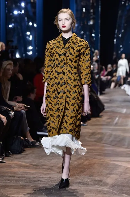 A model walks the runway during the Christian Dior Spring Summer 2016 show as part of Paris Fashion Week on January 25, 2016 in Paris, France. (Photo by Pascal Le Segretain/Getty Images)