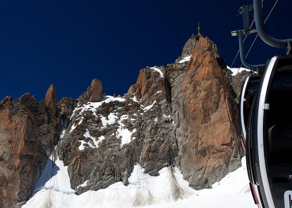 Aiguille du Midi in the French Alps