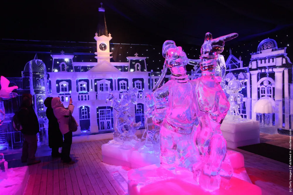 Snow & Ice Sculpture Festival in Bruges