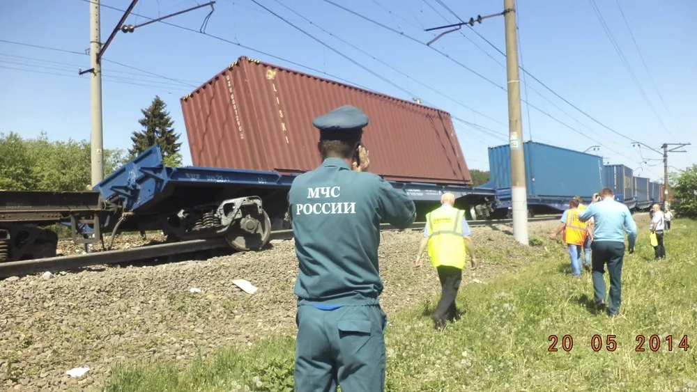 Train Collision near Moscow
