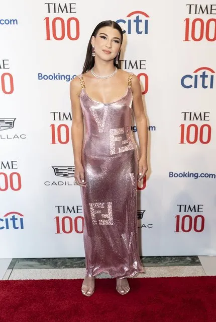 Bill Gates' daughter Phoebe Adele Gates attends Time 100 Gala as Time magazine celebrates its annual list at Frederick P. Rose Hall of Jazz at Lincoln Center in New York on June 8, 2022. (Photo by Lev Radin/Anadolu Agency via Getty Images)