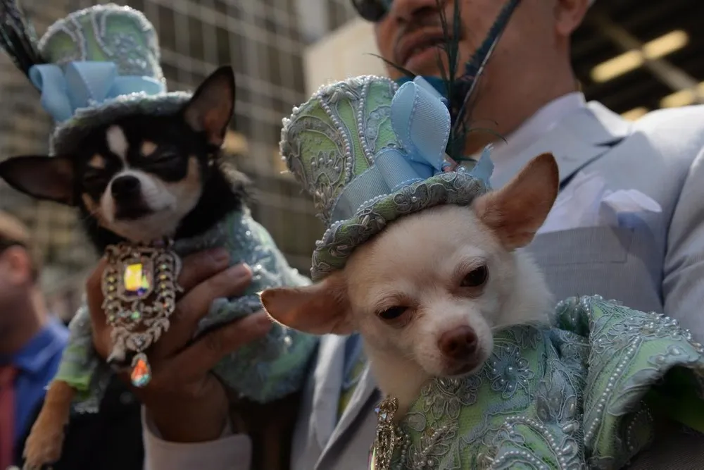 Easter Parade And Bonnet Festival In New York City