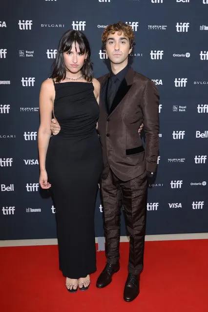 (L-R) Musicians Rozzi and Alex Wolff attend the “Susie Searches” Premiere during the 2022 Toronto International Film Festival at TIFF Bell Lightbox on September 09, 2022 in Toronto, Ontario. (Photo by Jeremy Chan/Getty Images/AFP Photo)