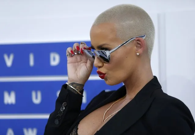 Amber Rose arrives at the 2016 MTV Video Music Awards in New York, U.S., August 28, 2016. (Photo by Eduardo Munoz/Reuters)