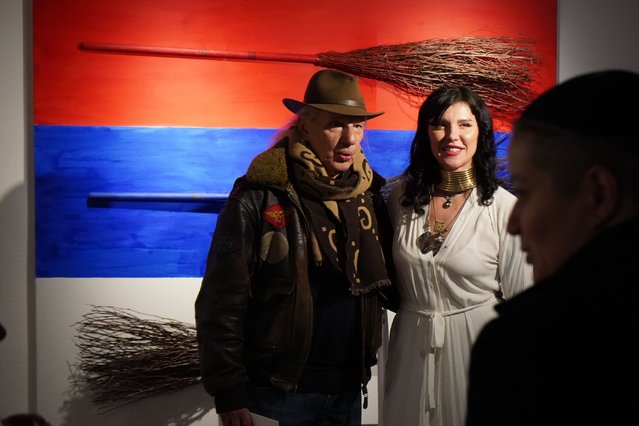 Biljana Cincarevic's exhibition “Energy Cleansing” opened in the lower part of the Kolarac Foundation Gallery in Belgrade on November 27, 2025. (Photo by Jovana Kulasevic/ATAImages)