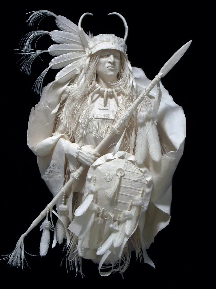 Paper Sculptures by Allen and Patty Eckman