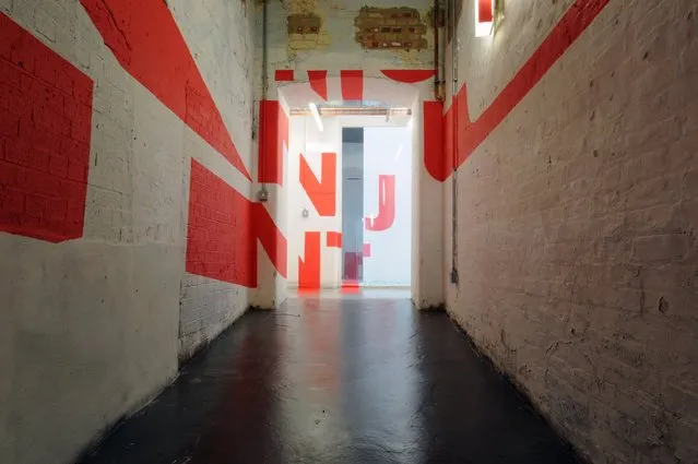 Anamorphic Illusions by Felice Varini