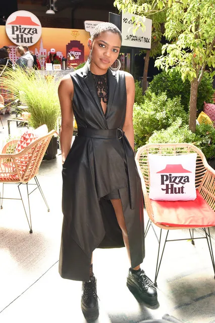 China Anne McClain of “Black Lightning” attends the Pizza Hut Lounge at 2019 Comic-Con International: San Diego on July 20, 2019 in San Diego, California. (Photo by Presley Ann/Getty Images for Pizza Hut)