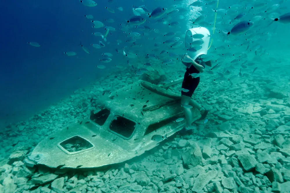 Playing Underwater in Croatia