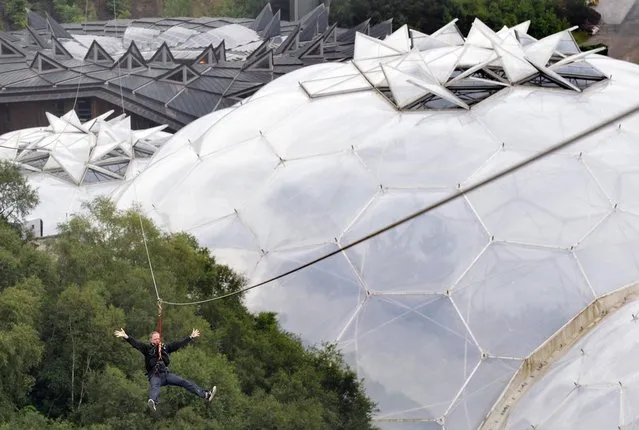 England's Longest Zip Wire Opens At The Eden Project