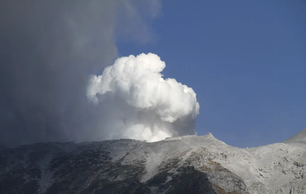 Volcano Erupts in Japan
