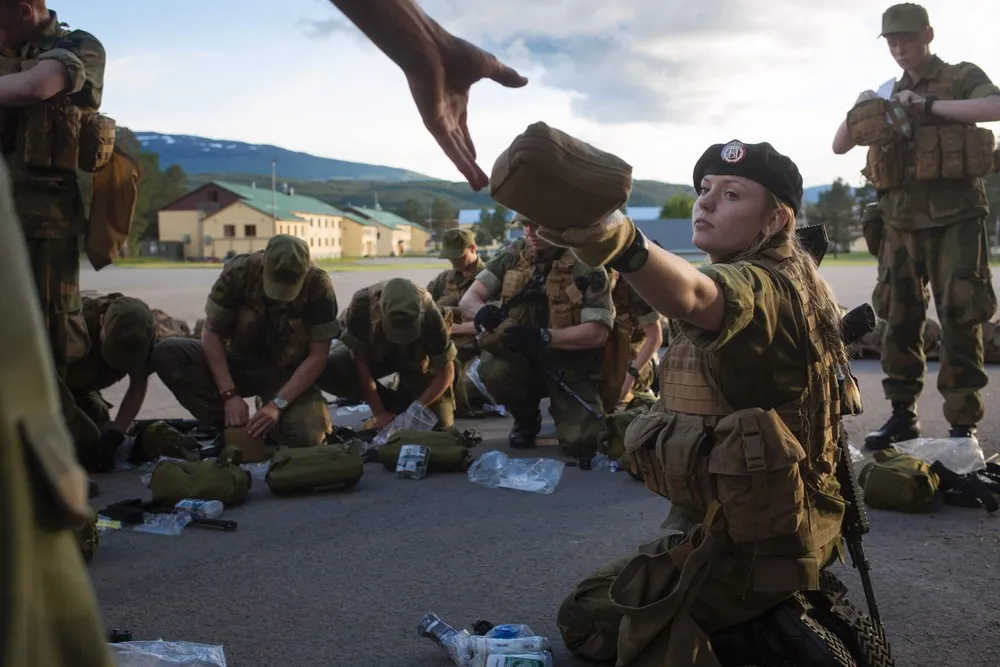 First Female Recruits of Norway's Army