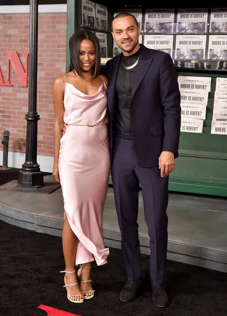 Jesse Williams and Taylour Paige attend the Premiere of Netflix's “The Irishman” at TCL Chinese Theatre on October 24, 2019 in Hollywood, California. (Photo by Axelle/Bauer-Griffin/FilmMagic)