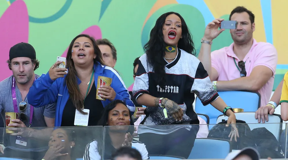 Celebrities at the World Cup 2014 Final