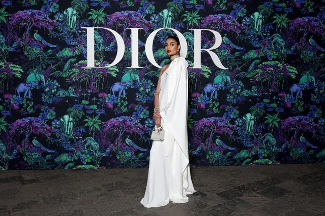 Indian actress who works predominantly in Hindi films Diana Penty attends the Christian Dior Womenswear Fall 2023 show at the Gateway of India monument on March 30, 2023 in Mumbai, India. (Photo by Pascal Le Segretain/Getty Images for Christian Dior)