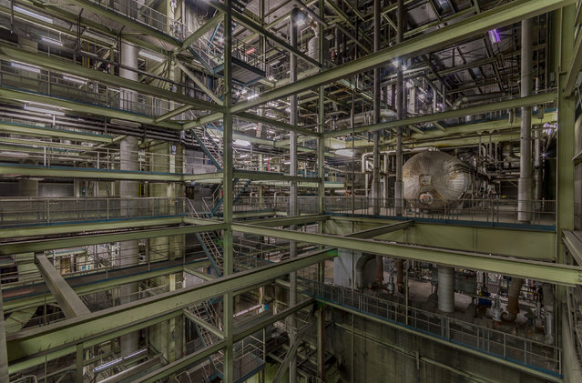 He loves to photograph former industrial locations. (Photo by Freaktography/Caters News Agency)