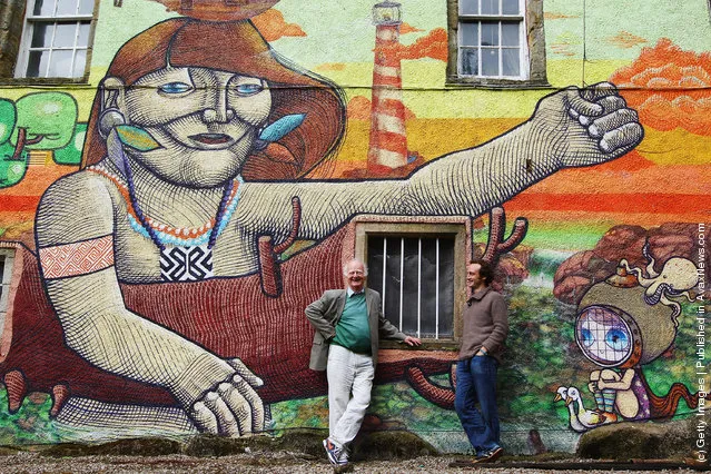 Graffiti At Kelburn Castle