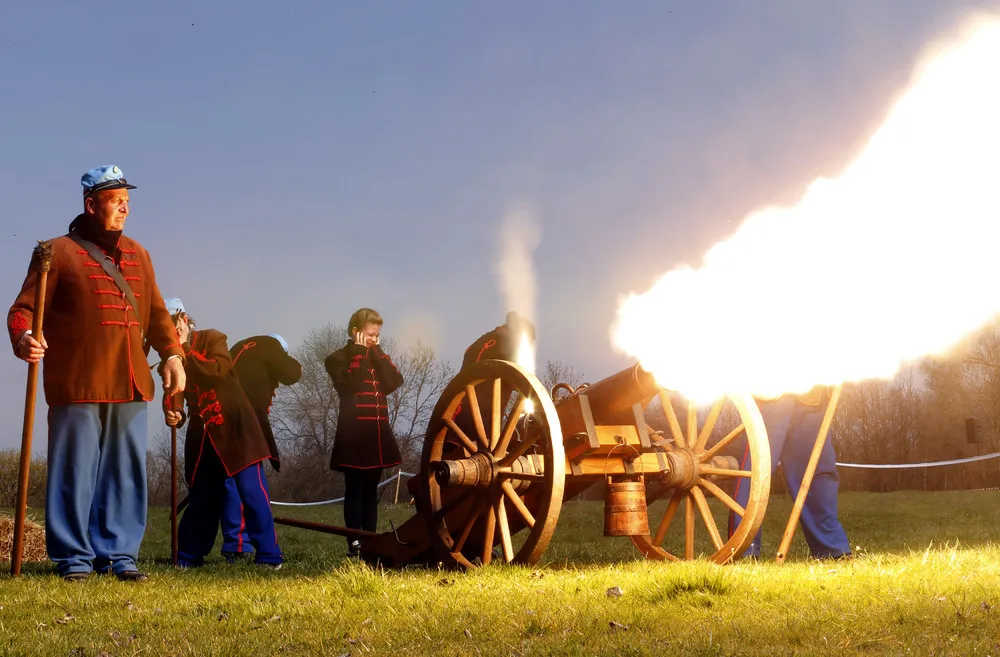 Re-enactment of the Battle of Tapiobicske