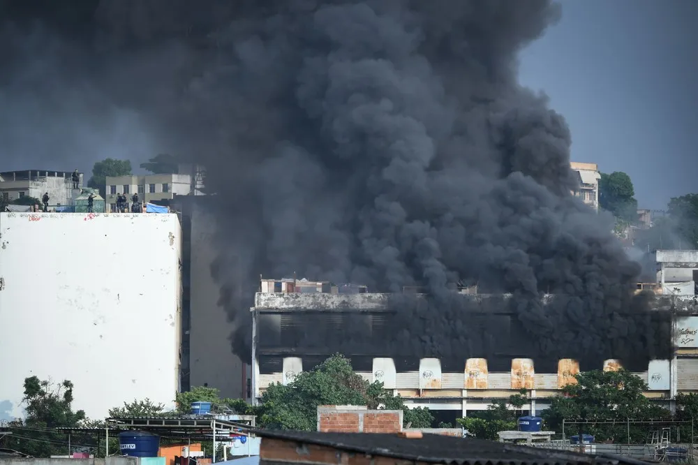 Squatters Clash with Police in Rio
