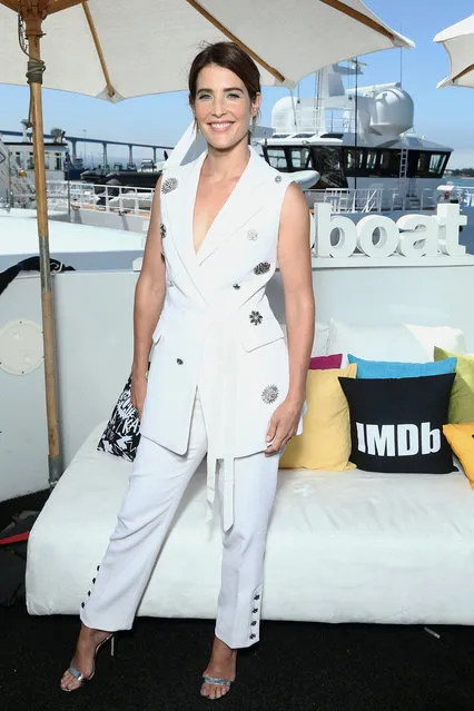 Cobie Smulders attends the #IMDboat at San Diego Comic-Con 2019: Day Two at the IMDb Yacht on July 19, 2019 in San Diego, California. (Photo by Tommaso Boddi/Getty Images for IMDb)