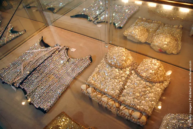 Sequin bustiers worn by Madonna