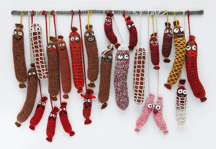 Crocheted Food Art by Kate Jenkins