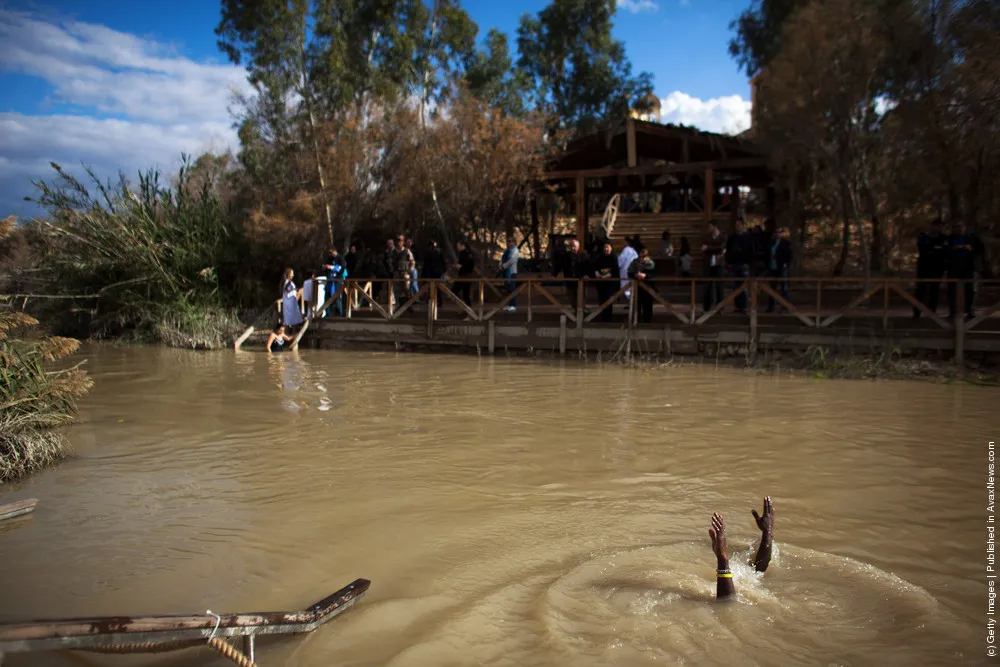 Orthodox Christians Celebrate Epiphany At The River Jordan