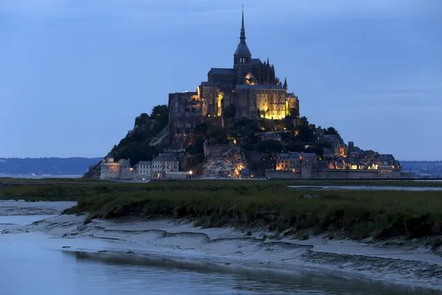 General view of the Mont Saint-Michel in the French western region of Normandy, July 23, 2015. (Photo by Jacky Naegelen/Reuters)