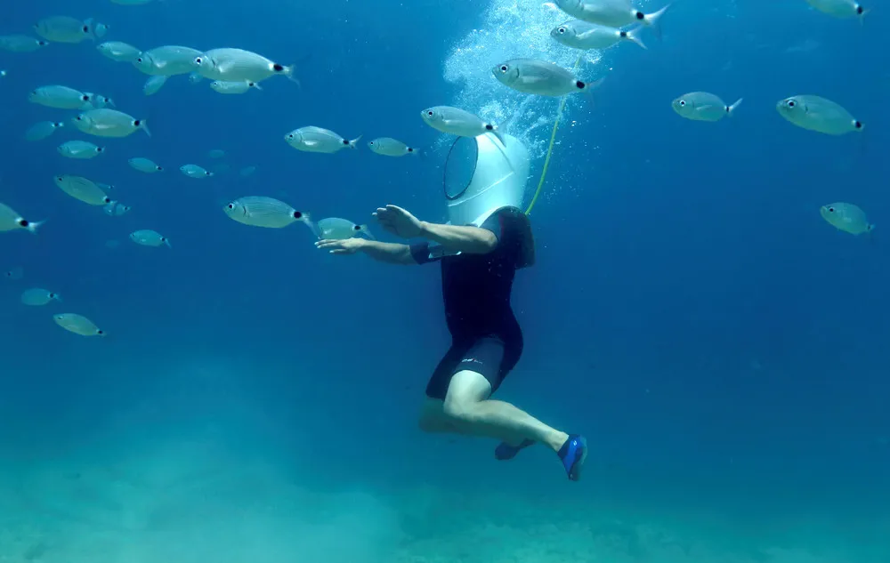 Playing Underwater in Croatia