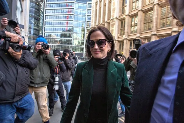 French actress and model Eva Green is seen arriving at High Court in London on January 30, 2023 ahead of giving evidence as she sues production company White Lantern Films over a movie contract. (Photo by Tayfun Salci/ZUMA Press Wire/Rex Features/Shutterstock)