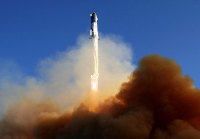 SpaceX's next-generation Starship spacecraft atop its powerful Super Heavy rocket is launched on its sixth test at the company's Boca Chica launch pad in Brownsville, Texas, U.S., November 19, 2024. (Photo by Joe Skipper/Reuters)