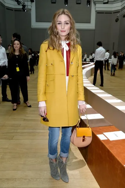 PARIS, FRANCE - MARCH 08: Olivia Palermo attends the Chloe show as part of the Paris Fashion Week Womenswear Fall/Winter 2015/2016 on March 8, 2015 in Paris, France.  (Photo by Pascal Le Segretain/Getty Images)