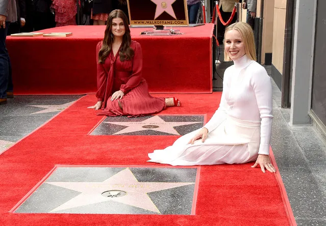 Kristen Bell And Idina Menzel Are Honored With Stars On The Hollywood Walk Of Fame on November 19, 2019 in Hollywood, California. (Photo by Gregg DeGuire/WireImage)