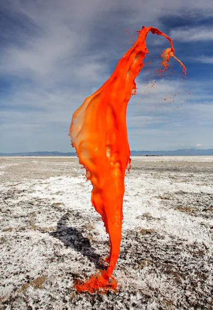 “Orange Salt Flats”. (Photo by Floto/Warner)
