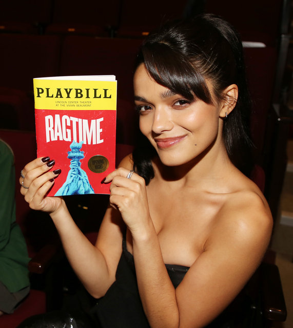 American actress Rachel Zegler poses at the opening night of the revival of the musical “Ragtime” on Broadway at The Vivian Beaumont Theatre at Lincoln Center on October 16, 2025 in New York City. (Photo by Bruce Glikas/WireImage)
